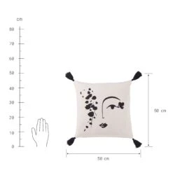 MUSE Kissen Line Art L 50 X B 50cm -Butlers 10225816 3