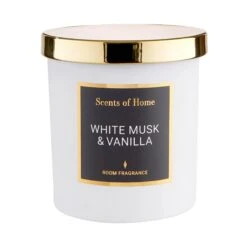 Butlers 5 SCENTS OF HOME Duftkerze White Musk & Vanilla Mit Sojawachs