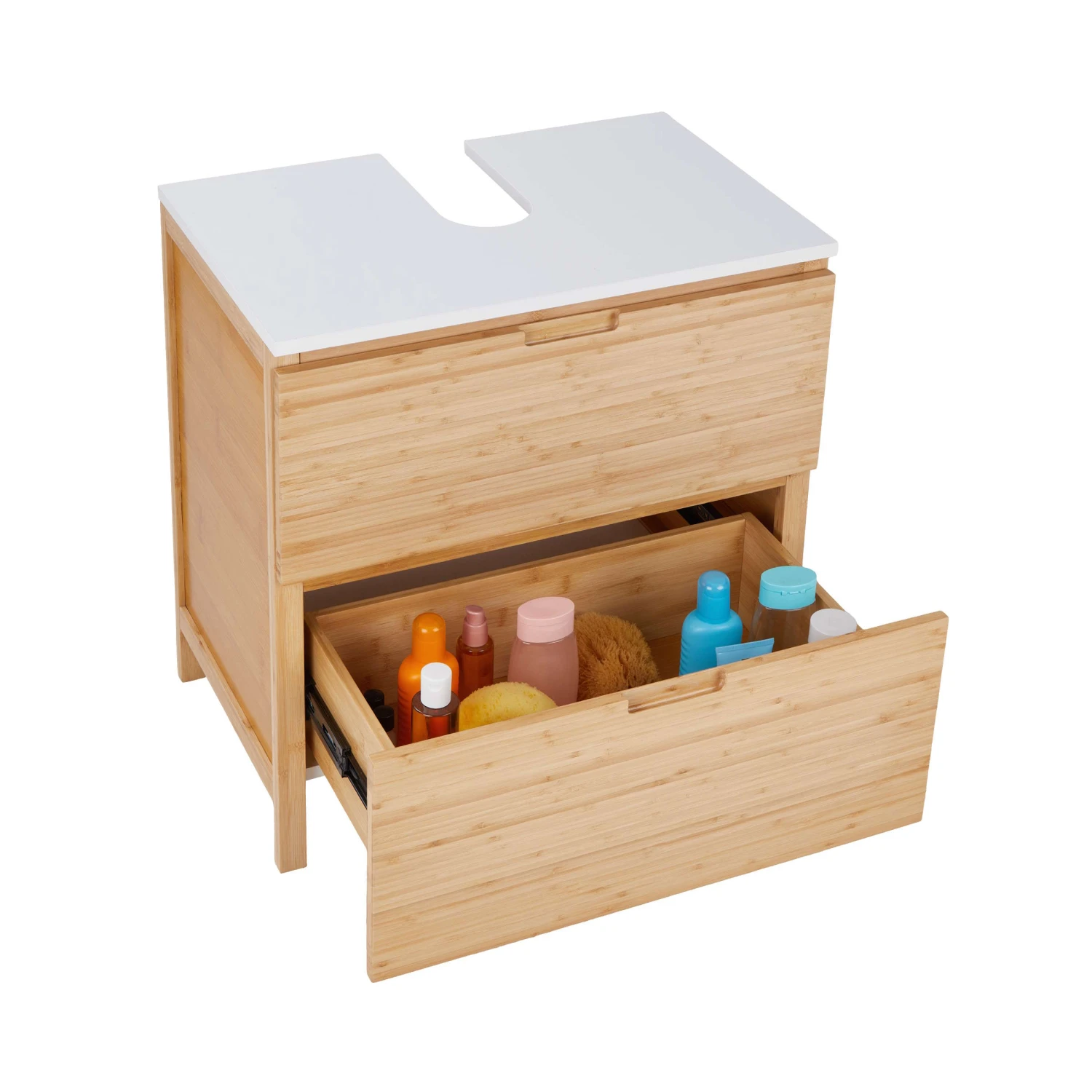 WHITE SANDS Waschbeckenunterschrank Mit Schublade 18 WHITE SANDS Waschbeckenunterschrank Mit Schublade – Bild 16