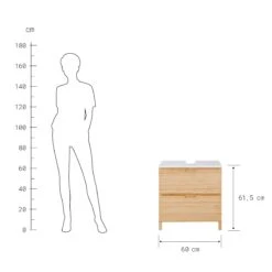 WHITE SANDS Waschbeckenunterschrank Mit Schublade 21 WHITE SANDS Waschbeckenunterschrank Mit Schublade -Butlers 10225909 3