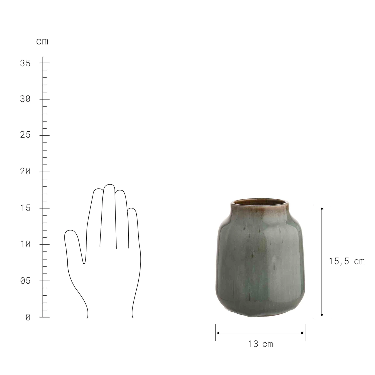 LOU Vase Höhe 16cm 6 LOU Vase Höhe 16cm – Bild 4