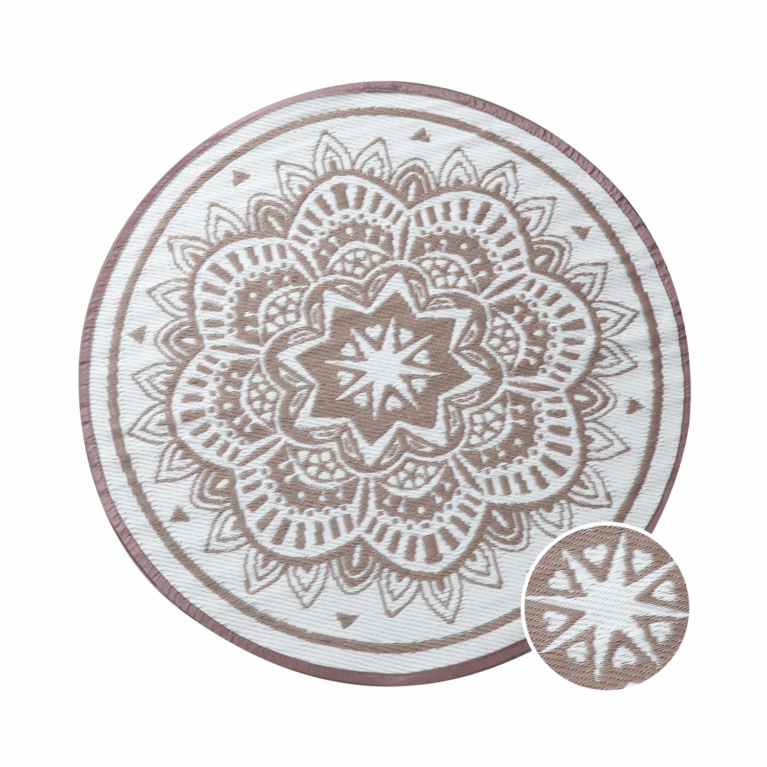 COLOUR CLASH In- & Outdoor-Teppich Flora Ø150cm 3 COLOUR CLASH In- & Outdoor-Teppich Flora Ø150cm