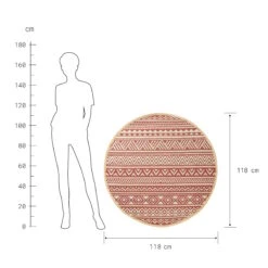 COLOUR CLASH In- & Outdoor-Teppich Streifen Ø118cm 8 COLOUR CLASH In- & Outdoor-Teppich Streifen Ø118cm -Butlers 10226112 2