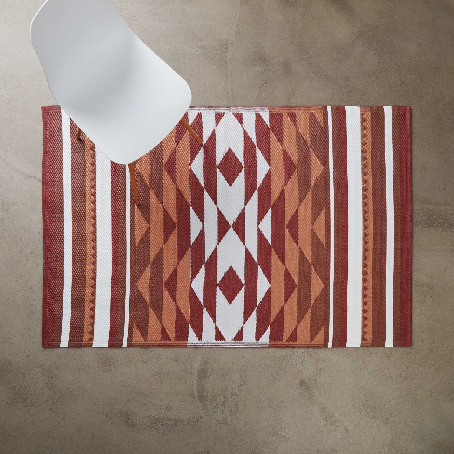 COLOUR CLASH In- & Outdoor-Teppich Ikat L 180 X B 118cm 4 COLOUR CLASH In- & Outdoor-Teppich Ikat L 180 X B 118cm – Bild 2