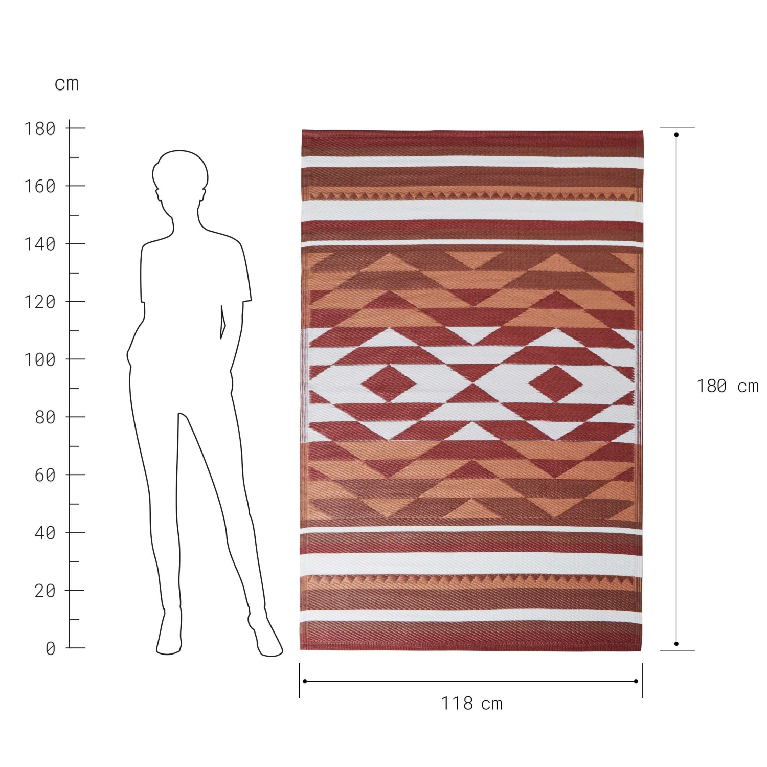 COLOUR CLASH In- & Outdoor-Teppich Ikat L 180 X B 118cm 5 COLOUR CLASH In- & Outdoor-Teppich Ikat L 180 X B 118cm – Bild 3