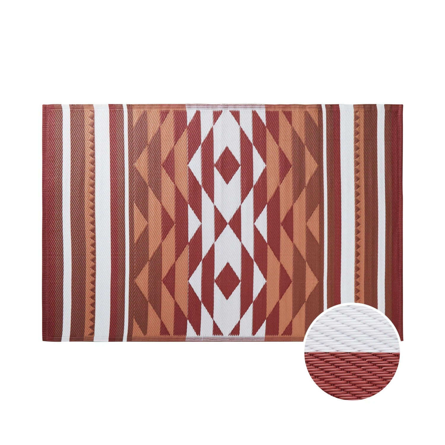 COLOUR CLASH In- & Outdoor-Teppich Ikat L 180 X B 118cm 3 COLOUR CLASH In- & Outdoor-Teppich Ikat L 180 X B 118cm