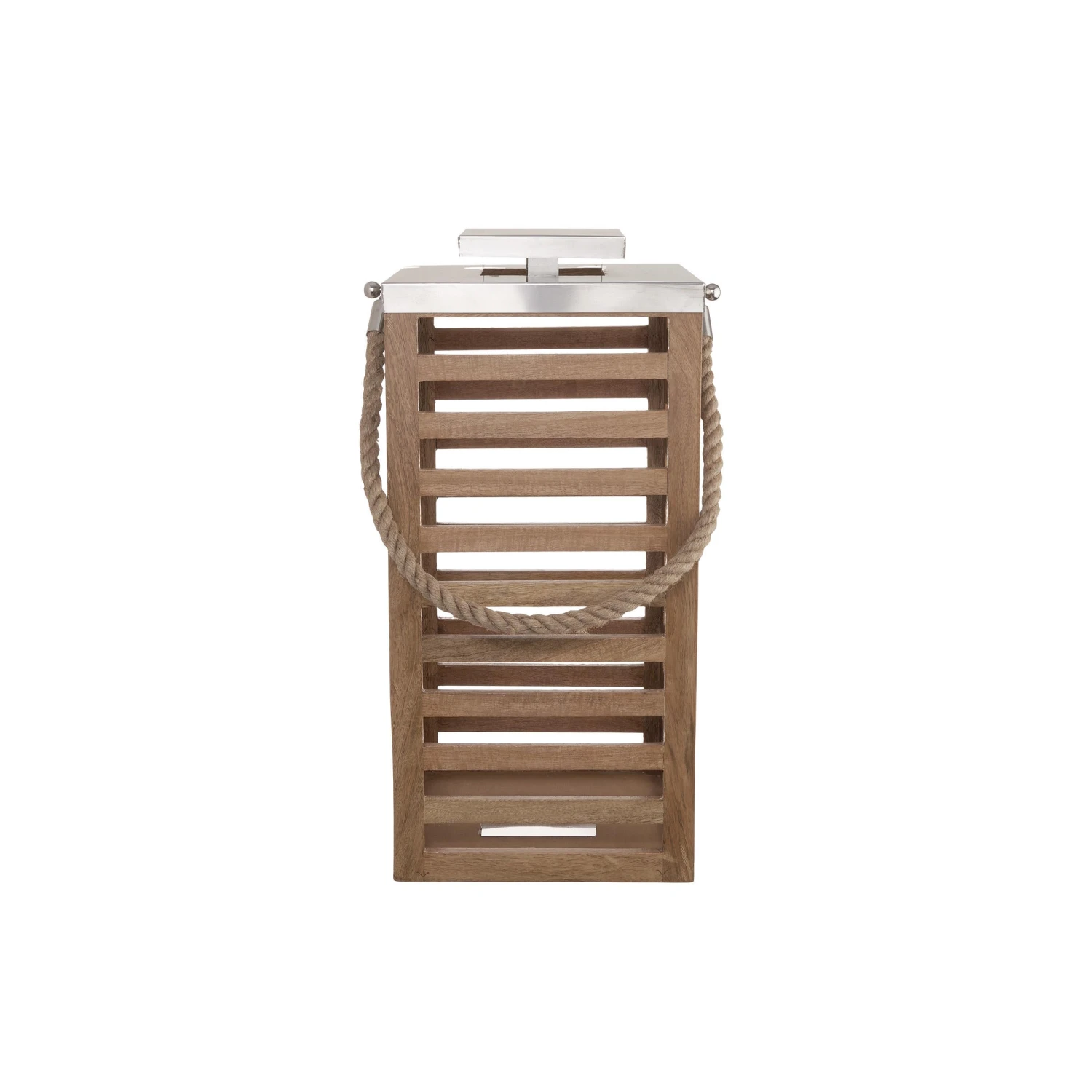 SHORE Laterne Mangoholz Höhe 54cm 7 SHORE Laterne Mangoholz Höhe 54cm – Bild 5