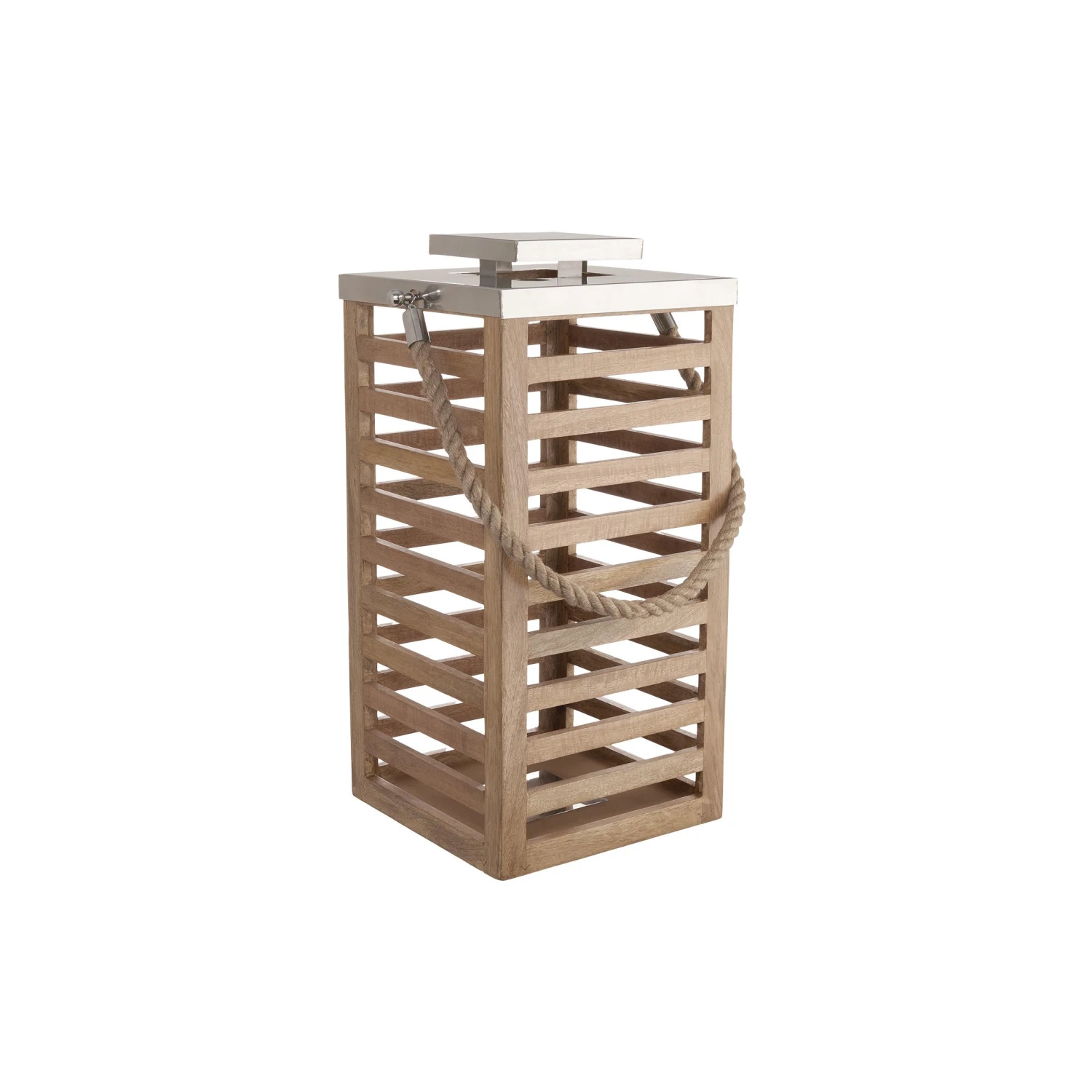 SHORE Laterne Mangoholz Höhe 54cm 3 SHORE Laterne Mangoholz Höhe 54cm