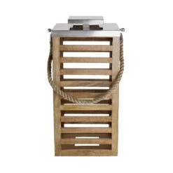 SHORE Laterne Mangoholz Höhe 65cm 11 SHORE Laterne Mangoholz Höhe 65cm -Butlers 10226269 4