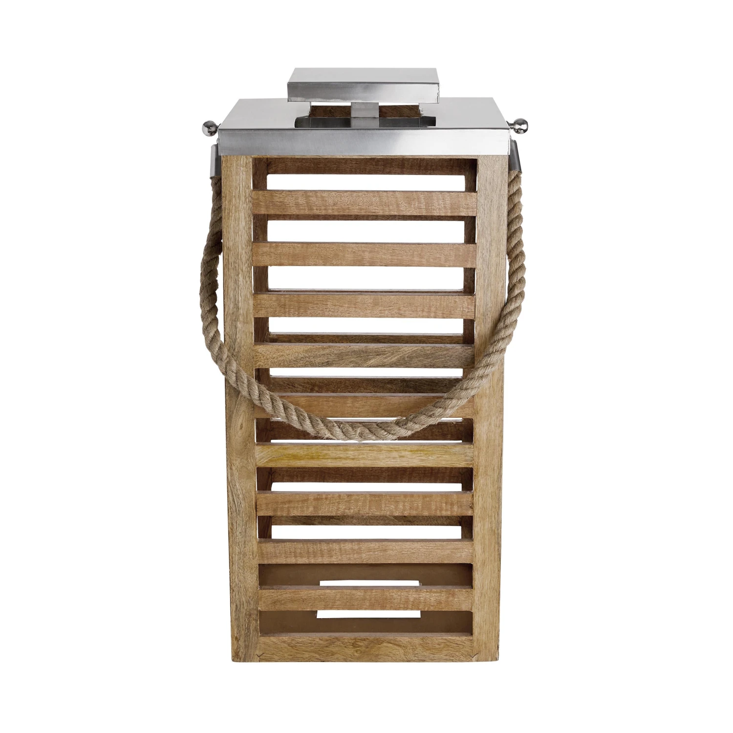 SHORE Laterne Mangoholz Höhe 65cm 7 SHORE Laterne Mangoholz Höhe 65cm – Bild 5