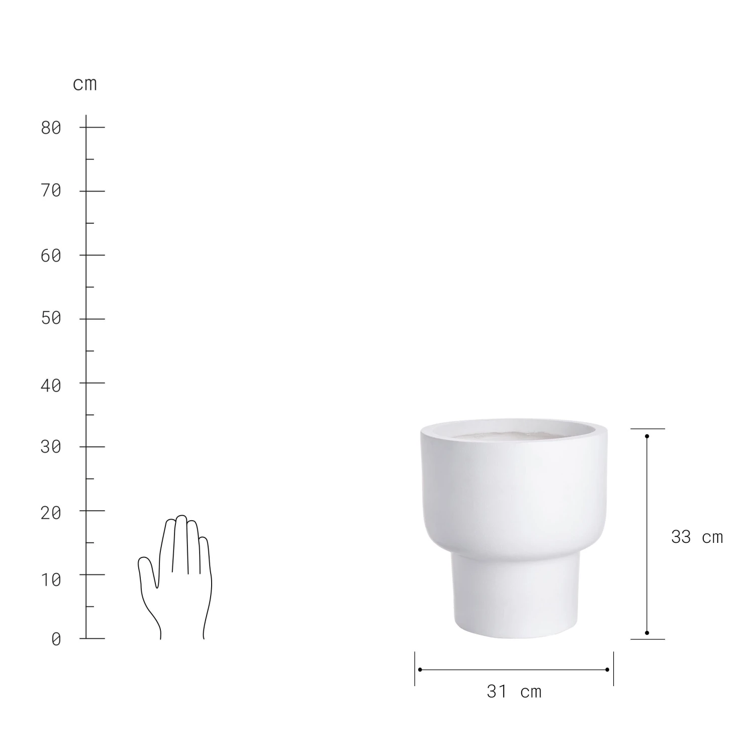 LOFT Pflanztopf Ø31cm 10 LOFT Pflanztopf Ø31cm – Bild 8
