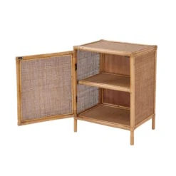 BOHO LOUNGE Nachttisch-Schränkchen Handgefertigt Aus Rattan -Butlers 10226379 6