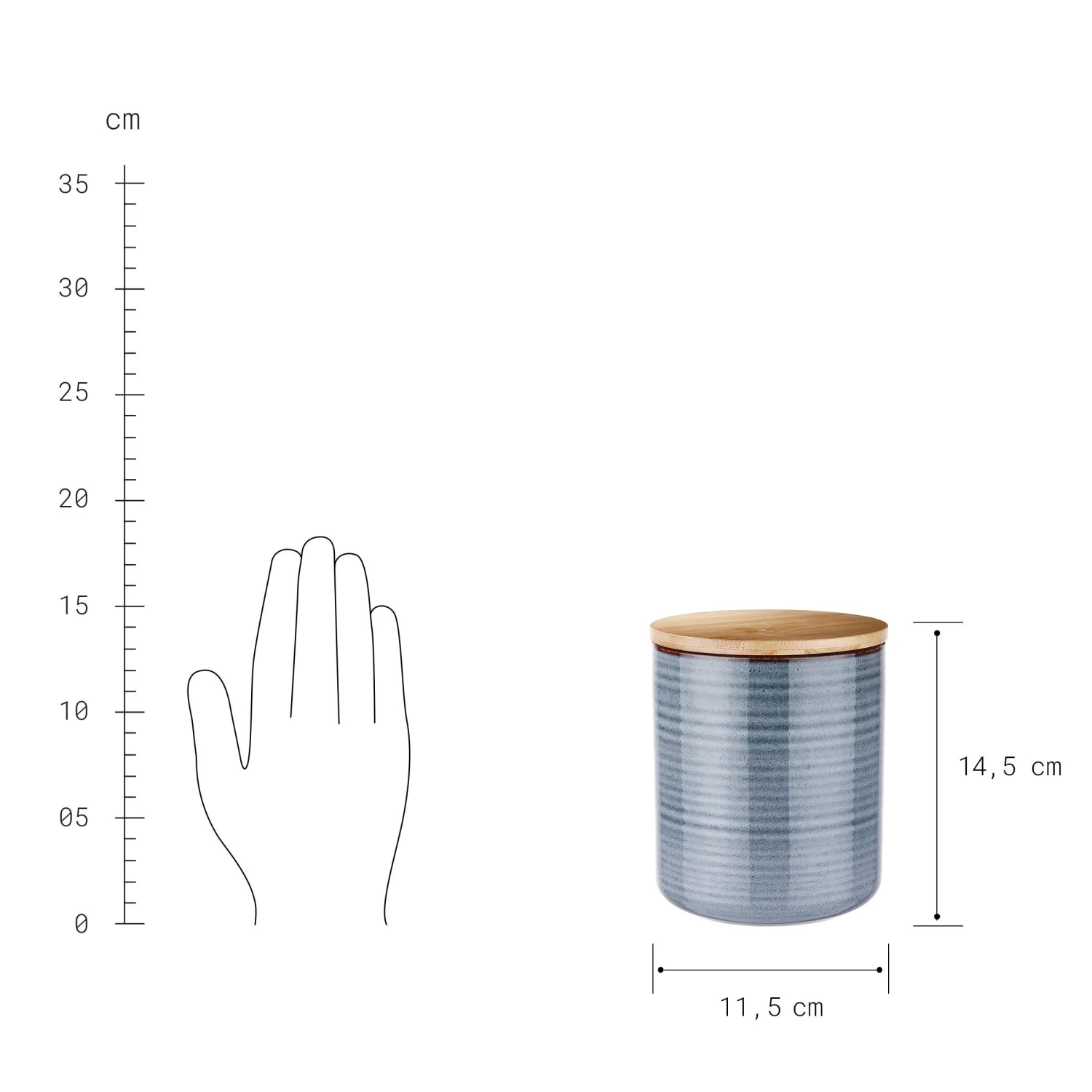 QUEEN IT Aufbewahrungsdose 1000ml 10 QUEEN IT Aufbewahrungsdose 1000ml – Bild 8