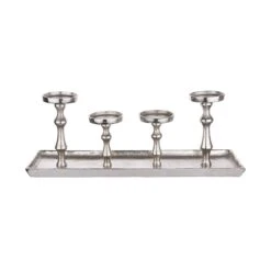 BANQUET Tablett Mit 4 Kerzenhaltern L 52 X B 15cm 10 BANQUET Tablett Mit 4 Kerzenhaltern L 52 X B 15cm -Butlers 10226874 3