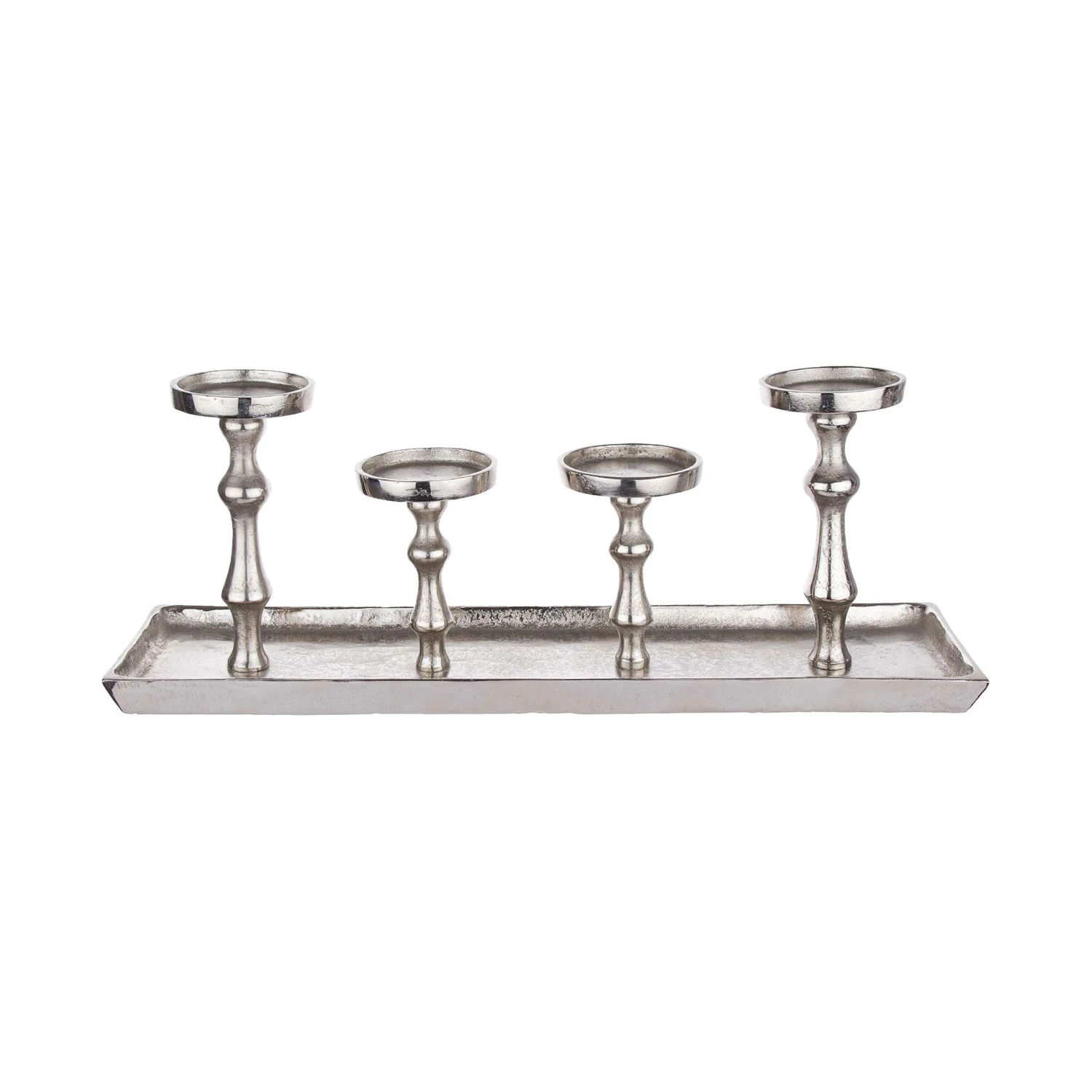 BANQUET Tablett Mit 4 Kerzenhaltern L 52 X B 15cm 6 BANQUET Tablett Mit 4 Kerzenhaltern L 52 X B 15cm – Bild 4