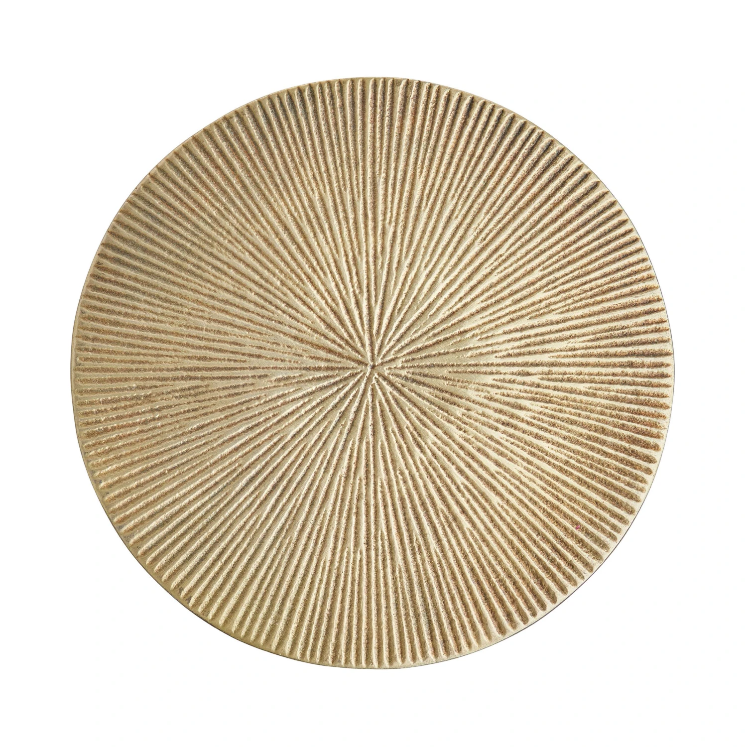 DISC Deko-Teller Mit Rillen Ø20cm 4 DISC Deko-Teller Mit Rillen Ø20cm – Bild 2