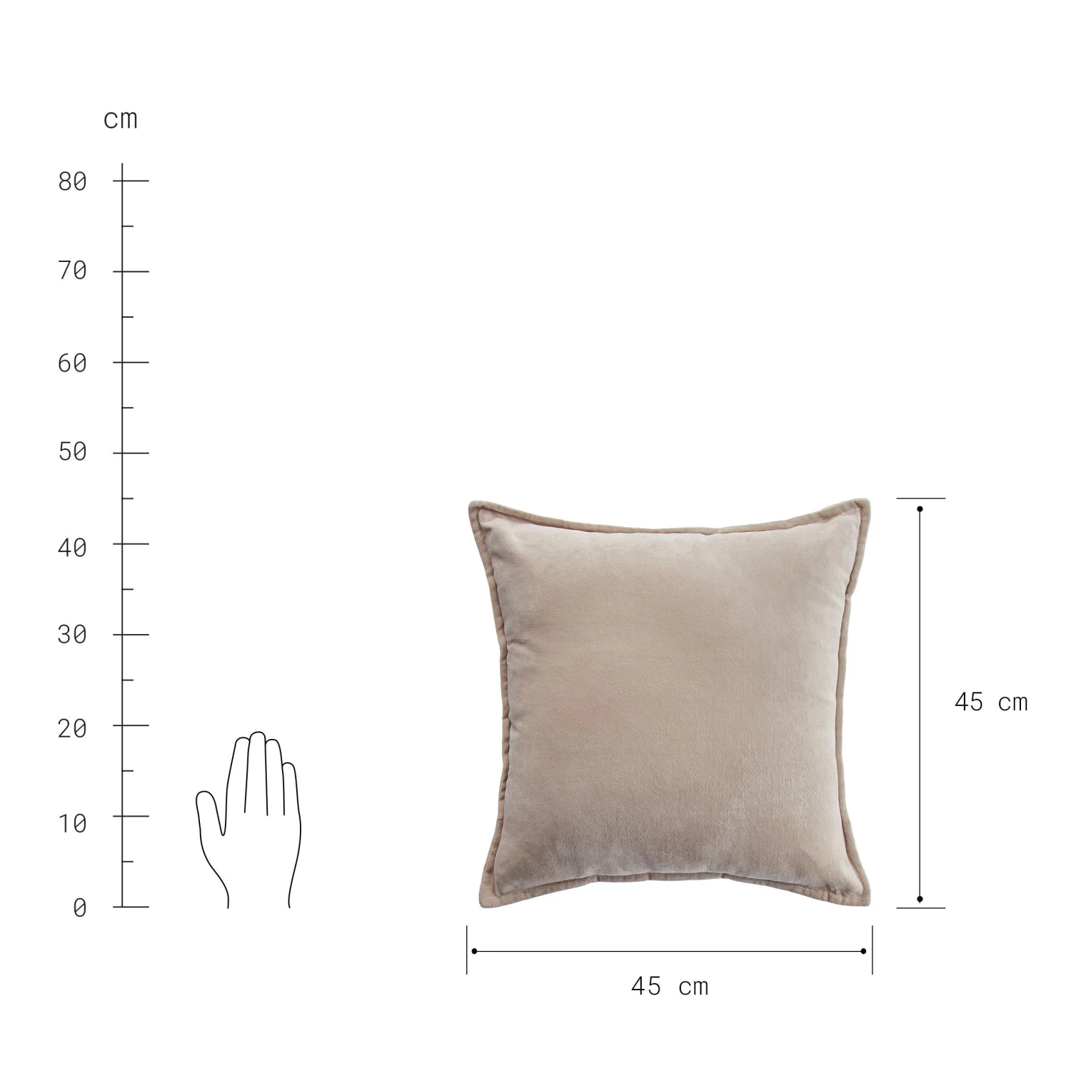 COTTON VELVET Kissen L 45 X B 45cm 16 COTTON VELVET Kissen L 45 X B 45cm – Bild 14