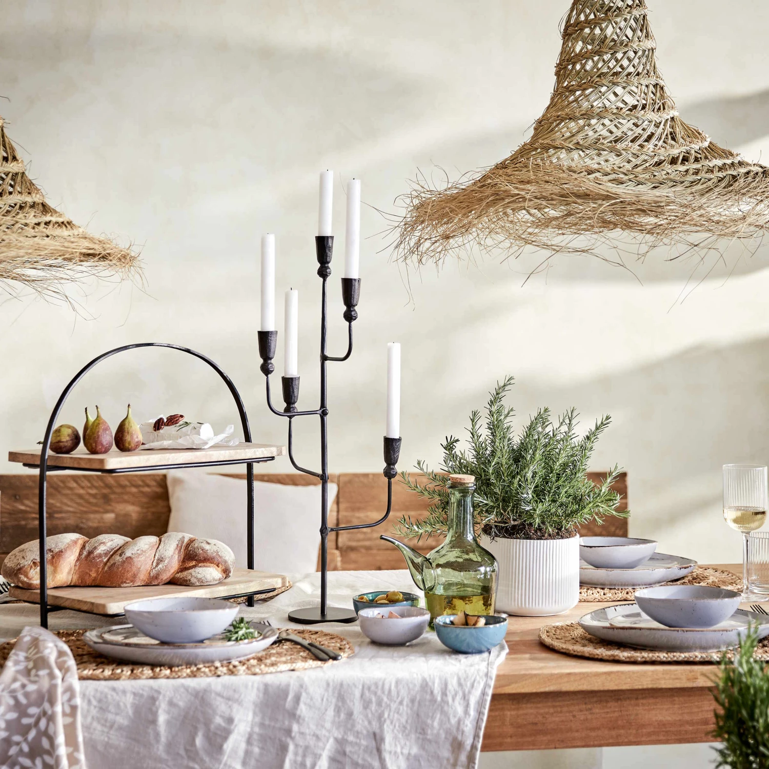 RUST Kerzenhalter Für 5 Kerzen 4 RUST Kerzenhalter Für 5 Kerzen – Bild 2