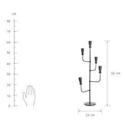 RUST Kerzenhalter Für 5 Kerzen 10 RUST Kerzenhalter Für 5 Kerzen -Butlers 10227578 3