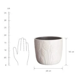 LEAVES Blumentopf Ø20cm -Butlers 10227728 3