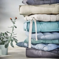 SOLID Stuhlkissen Mit Bändchen Ø39cm -Butlers 10227780 1