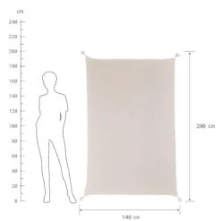 HONEY COMB Decke Mit Tasseln L 200 X B 140cm -Butlers 10227988 3