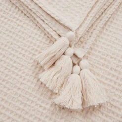 HONEY COMB Decke Mit Tasseln L 200 X B 140cm -Butlers 10227988 4