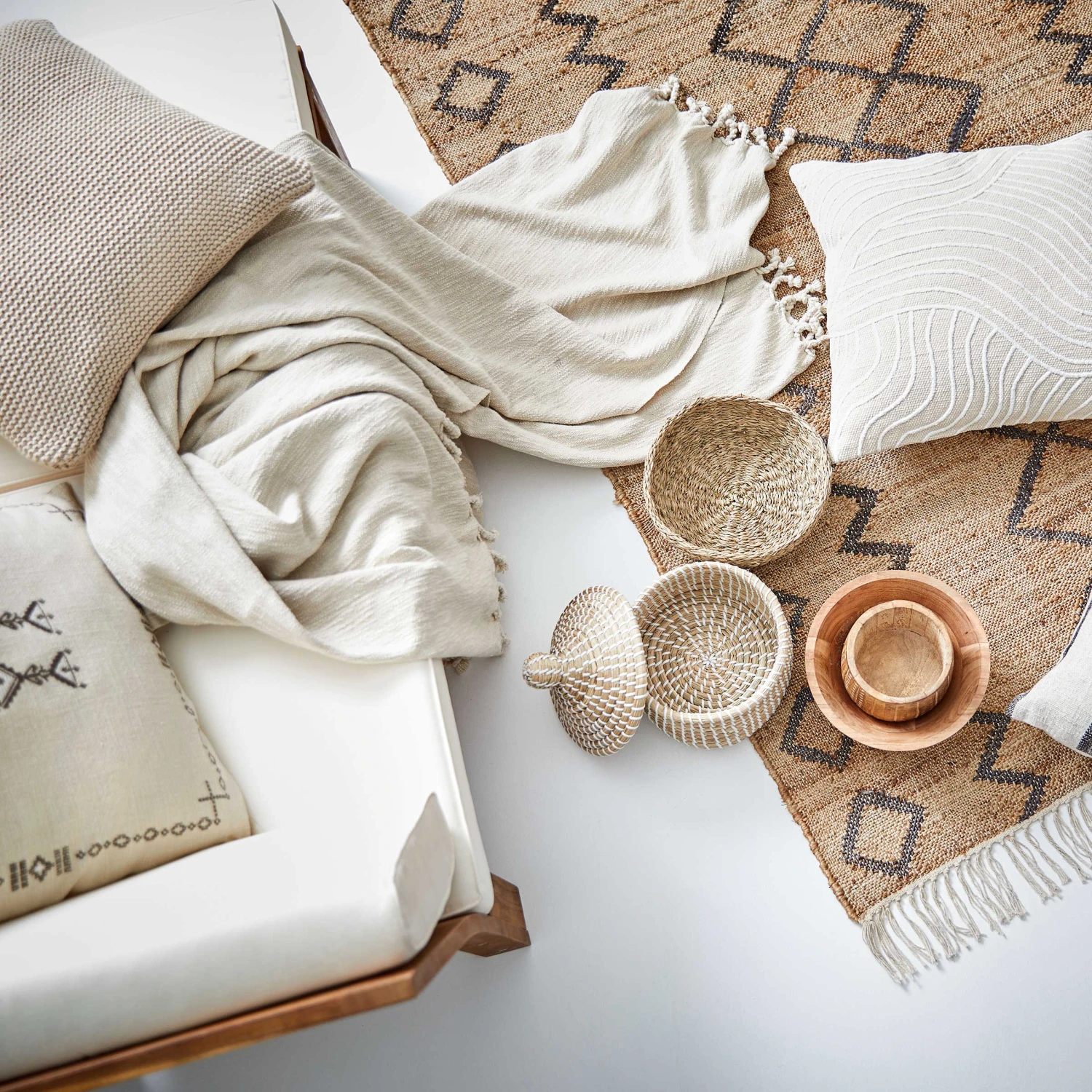 DUNES Decke L 200 X B 140cm 4 DUNES Decke L 200 X B 140cm – Bild 2