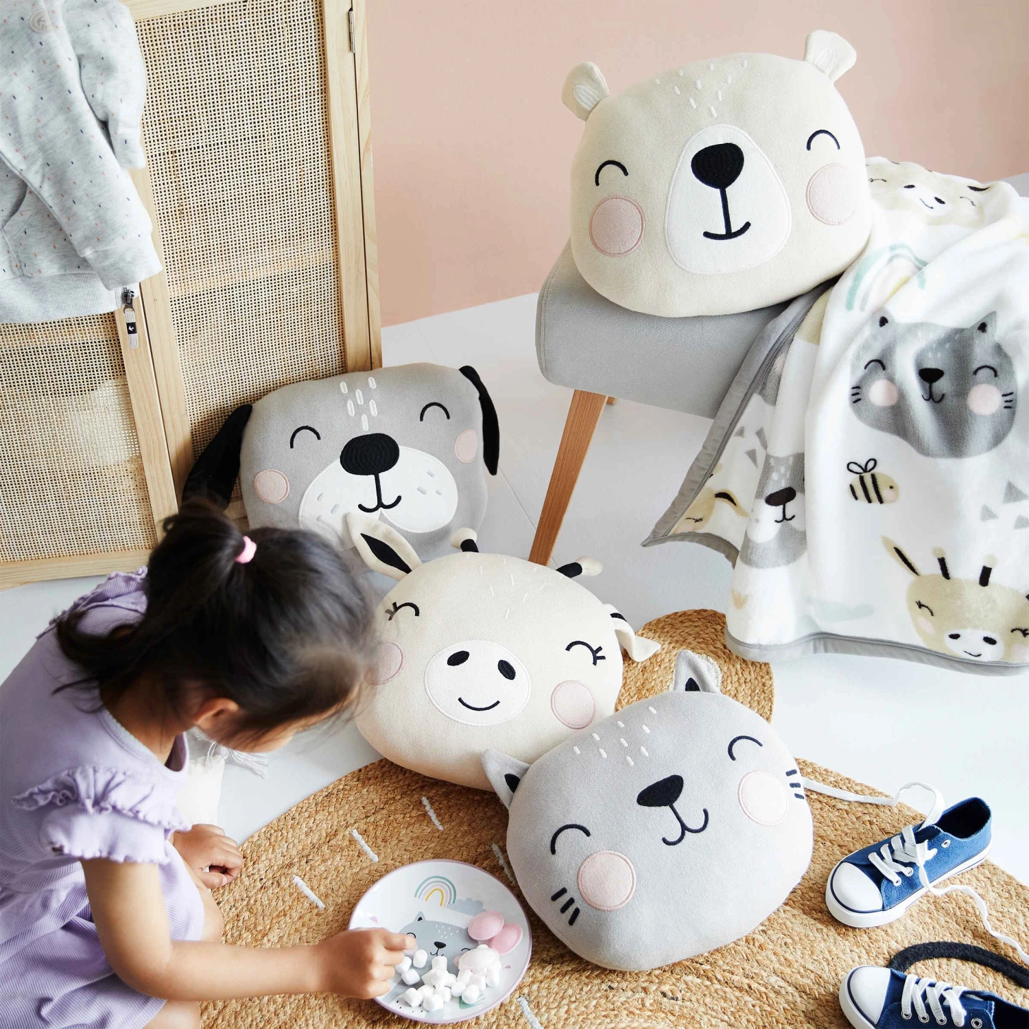 TINY TOWN Flanell-Decke L 170 X B 130cm 9 TINY TOWN Flanell-Decke L 170 X B 130cm – Bild 7