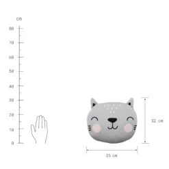 TINY TOWN Kissen Katze L 32 X B 35cm -Butlers 10228086 3