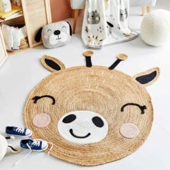 TINY TOWNHanf-Teppich Giraffe Ø110cm -Butlers 10228213 7