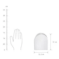 CURVE Vase Höhe 14cm -Butlers 10228216 3