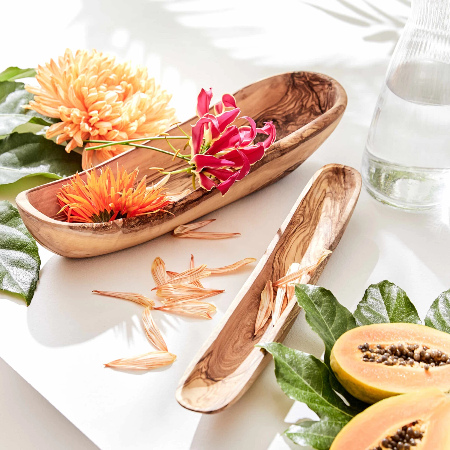 OLIVE Schale Aus Olivenholz L 35 X B 9cm 4 OLIVE Schale Aus Olivenholz L 35 X B 9cm – Bild 2