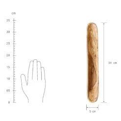 OLIVE Schale Aus Olivenholz L 34 X B 5cm 12 OLIVE Schale Aus Olivenholz L 34 X B 5cm -Butlers 10228256 3