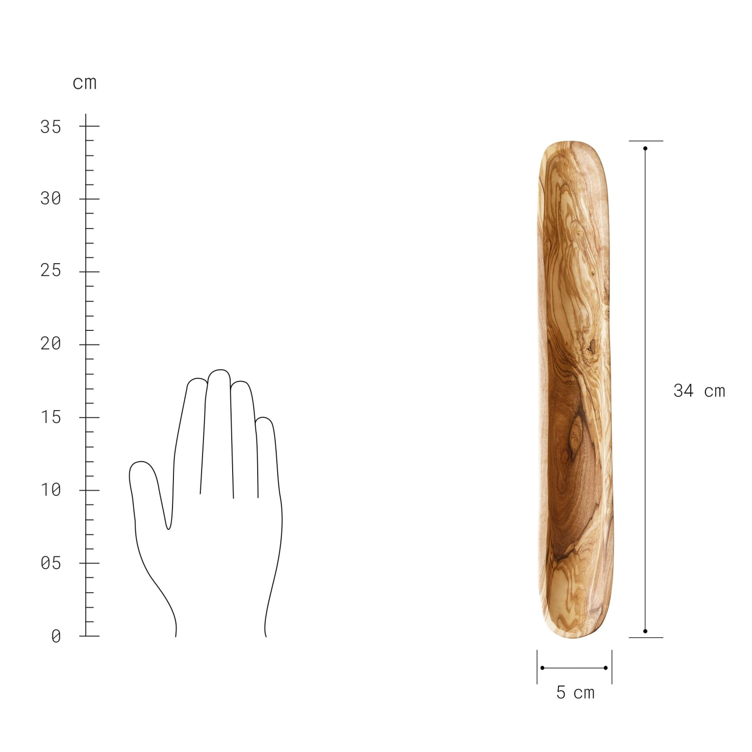 OLIVE Schale Aus Olivenholz L 34 X B 5cm 6 OLIVE Schale Aus Olivenholz L 34 X B 5cm – Bild 4