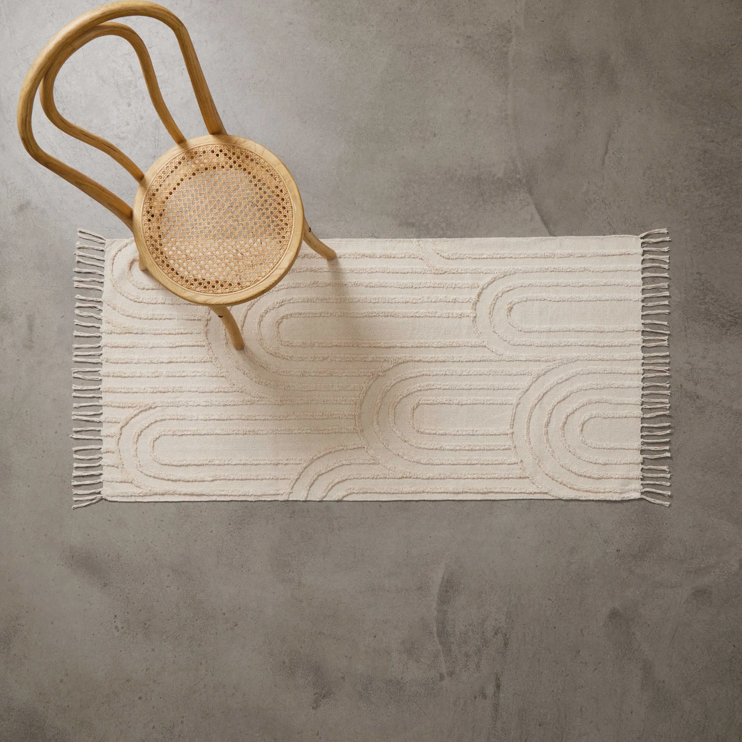 COTTON WAYLäufer Bögen L 140 X B 70cm 4 COTTON WAYLäufer Bögen L 140 X B 70cm – Bild 2