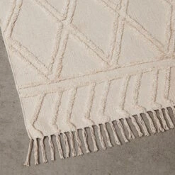 COTTON WAY Läufer Raute L 140 X B 70cm -Butlers 10228307 5