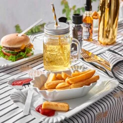 REFRESH 6x Trinkgläser Mason Mit Deckel 450ml 21 REFRESH 6x Trinkgläser Mason Mit Deckel 450ml -Butlers BUN00097 4