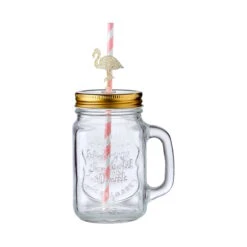 REFRESH 6x Trinkgläser Mason Mit Deckel 450ml 31 REFRESH 6x Trinkgläser Mason Mit Deckel 450ml -Butlers BUN00871 2