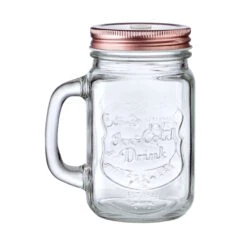 REFRESH 6x Trinkgläser Mason Mit Deckel 450ml 27 REFRESH 6x Trinkgläser Mason Mit Deckel 450ml -Butlers BUN00872 1