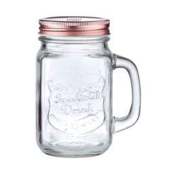 REFRESH 6x Trinkgläser Mason Mit Deckel 450ml 26 REFRESH 6x Trinkgläser Mason Mit Deckel 450ml -Butlers BUN00872