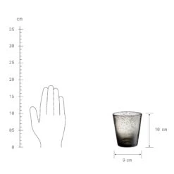 WATER COLOUR 4x Gläser Mit Luftblasen 290ml 16 WATER COLOUR 4x Gläser Mit Luftblasen 290ml -Butlers BUN00882 2