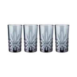 CRYSTAL CLUB 4x Longdrinkgläser 330ml -Butlers BUN00951