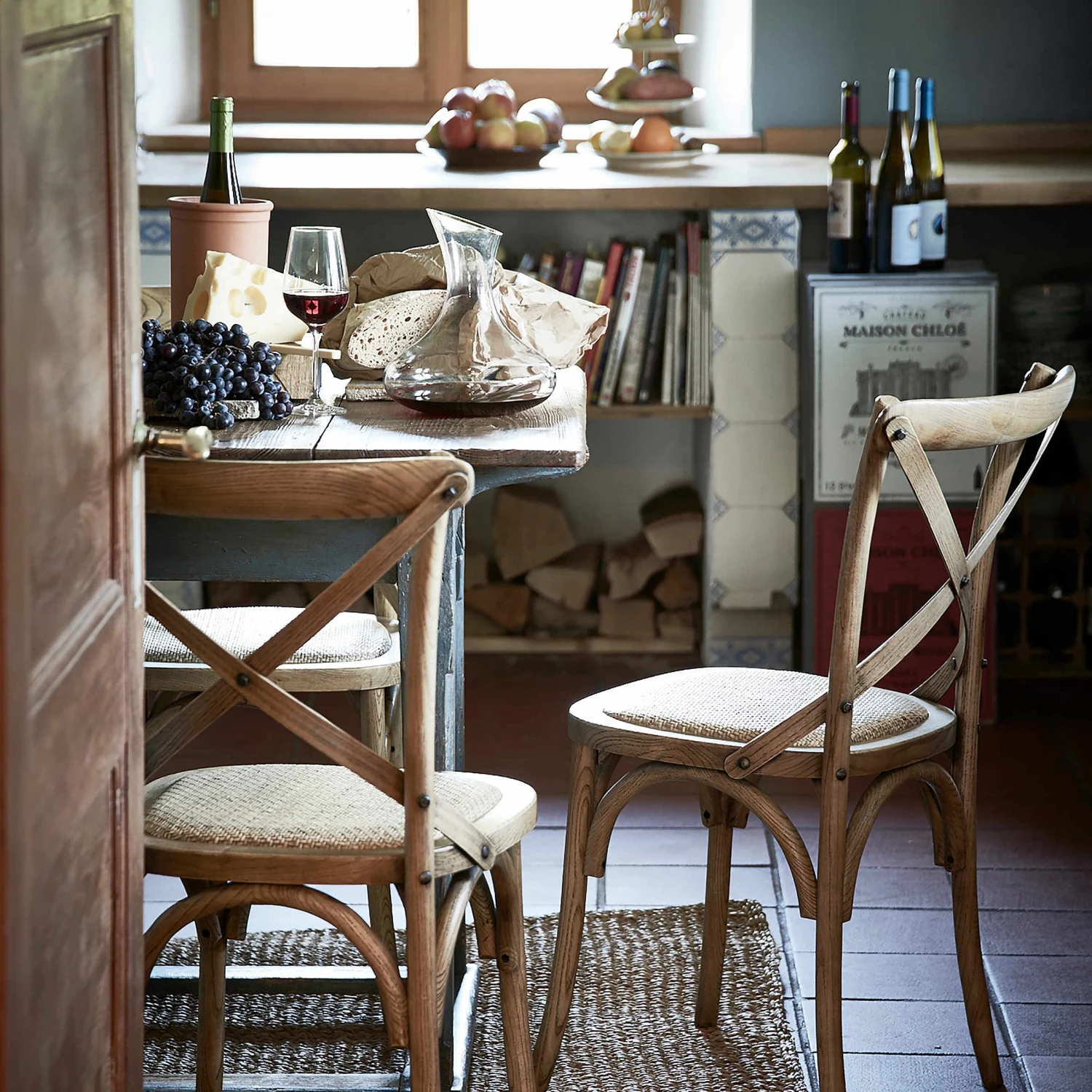 CROSS COUNTRY Stuhl 2er-Set Natur 4 CROSS COUNTRY Stuhl 2er-Set Natur – Bild 2