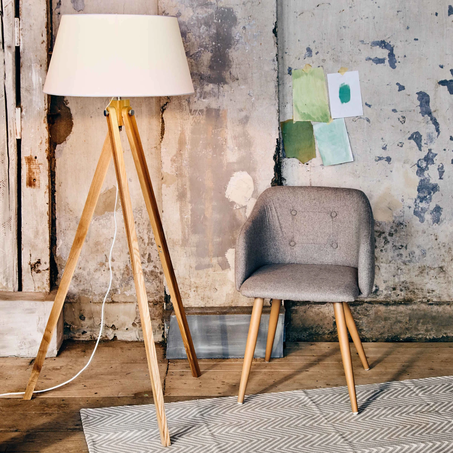 ROCK 'N' SOUL Stuhl 2er-Set Grau 4 ROCK 'N' SOUL Stuhl 2er-Set Grau – Bild 2