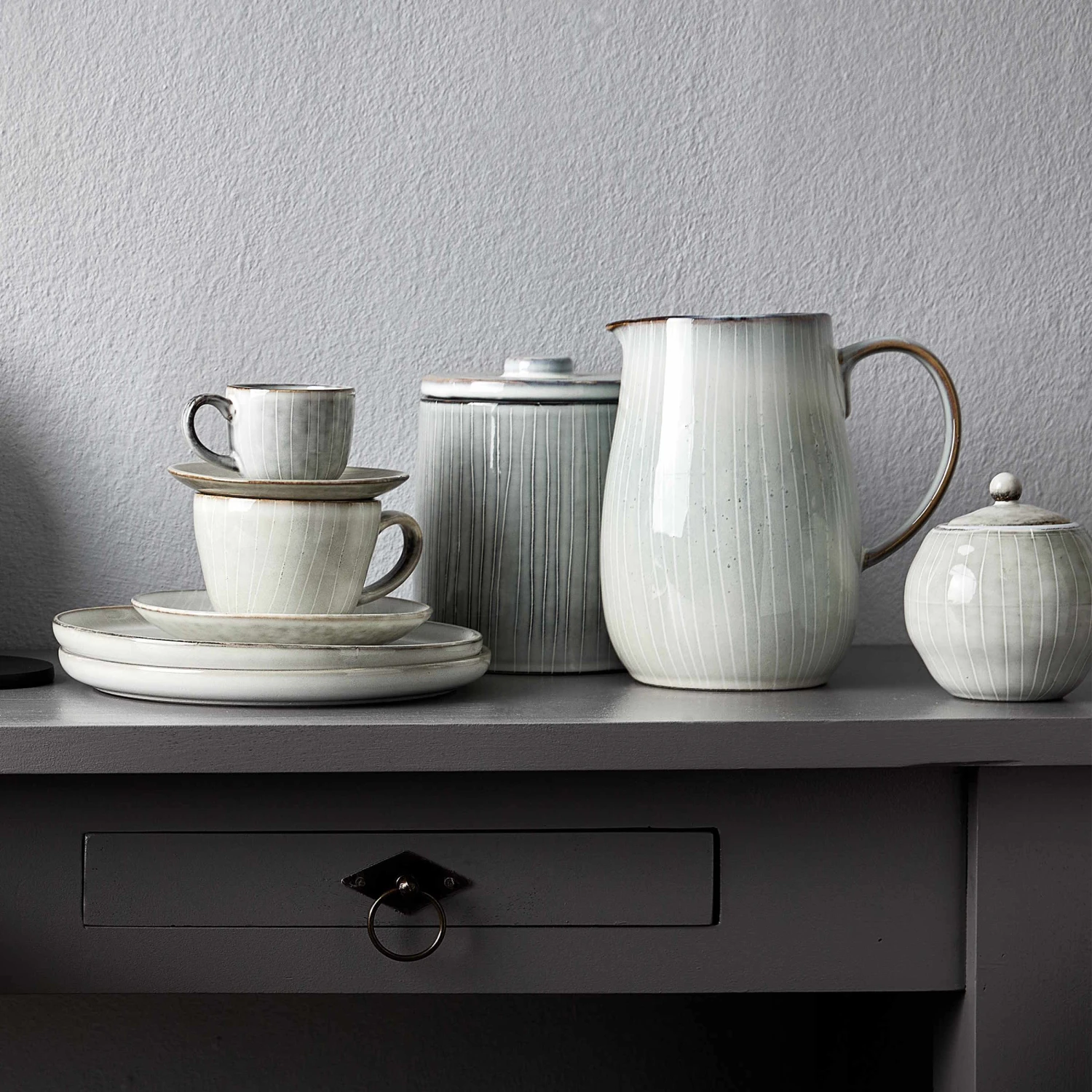 HENLEY 4x Kaffeetasse Mit Untertasse 270ml 4 HENLEY 4x Kaffeetasse Mit Untertasse 270ml – Bild 2