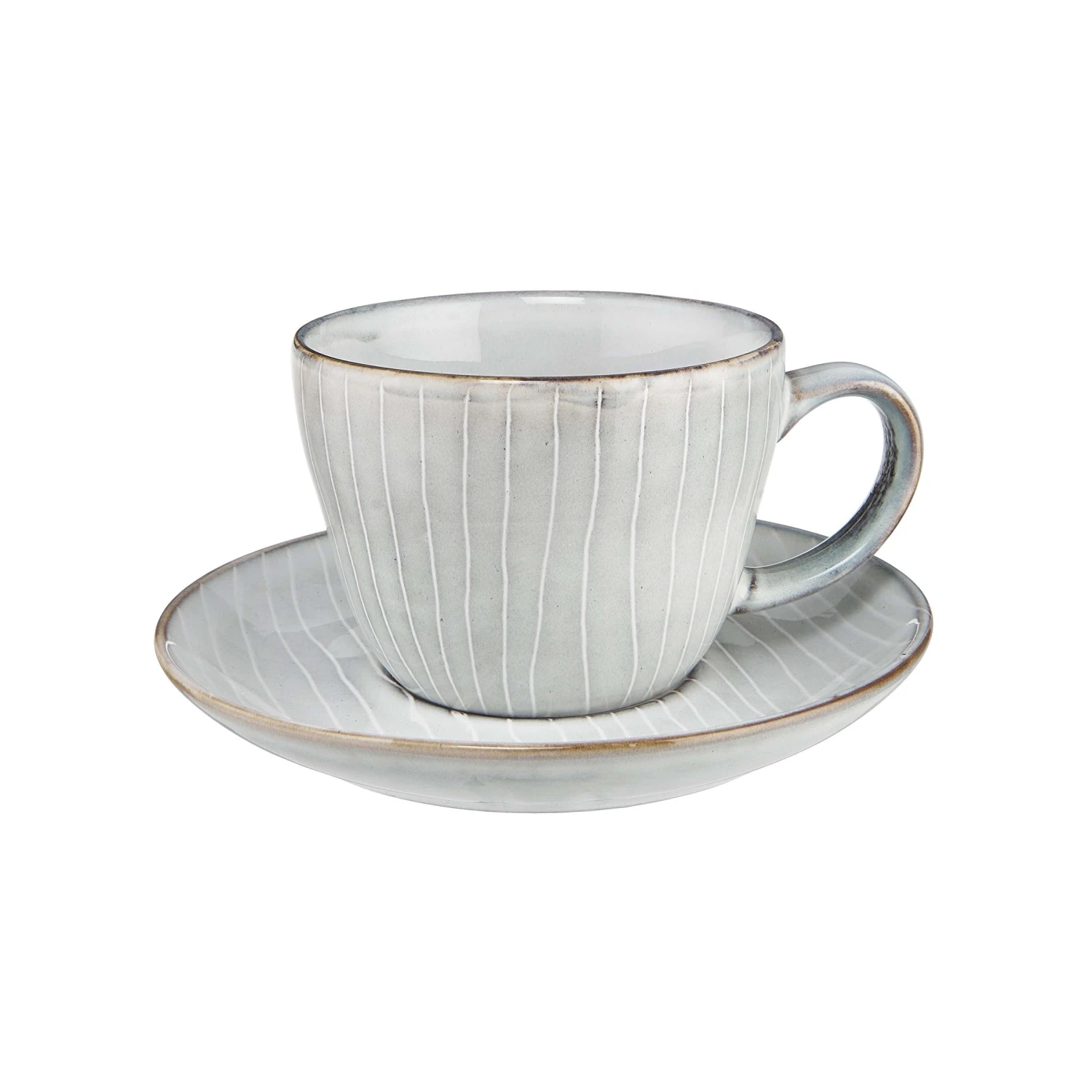 HENLEY 4x Kaffeetasse Mit Untertasse 270ml 5 HENLEY 4x Kaffeetasse Mit Untertasse 270ml – Bild 3
