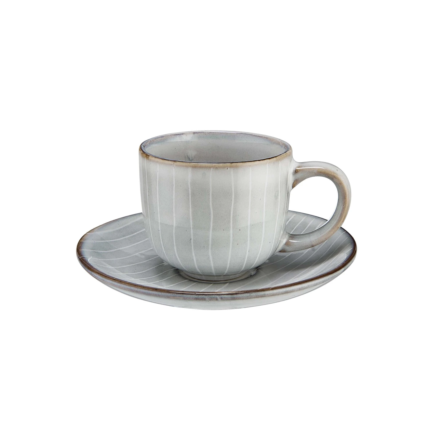 HENLEY 4x Espressotasse Mit Untertasse 90ml 5 HENLEY 4x Espressotasse Mit Untertasse 90ml – Bild 3