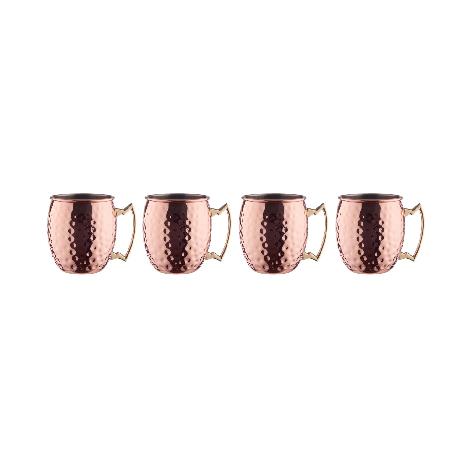 MOSCOW MULE 4x Becher Gehämmert 470ml 3 MOSCOW MULE 4x Becher Gehämmert 470ml