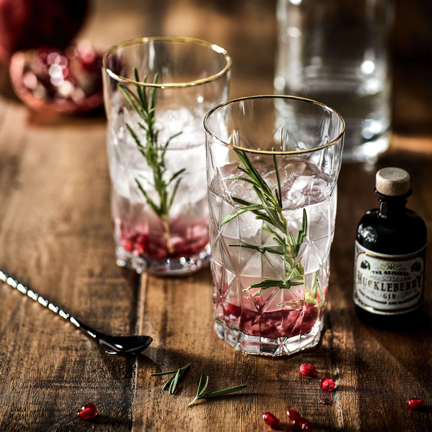 UPSCALE 6x Longdrinkgläser Mit Goldrand 460ml 4 UPSCALE 6x Longdrinkgläser Mit Goldrand 460ml – Bild 2